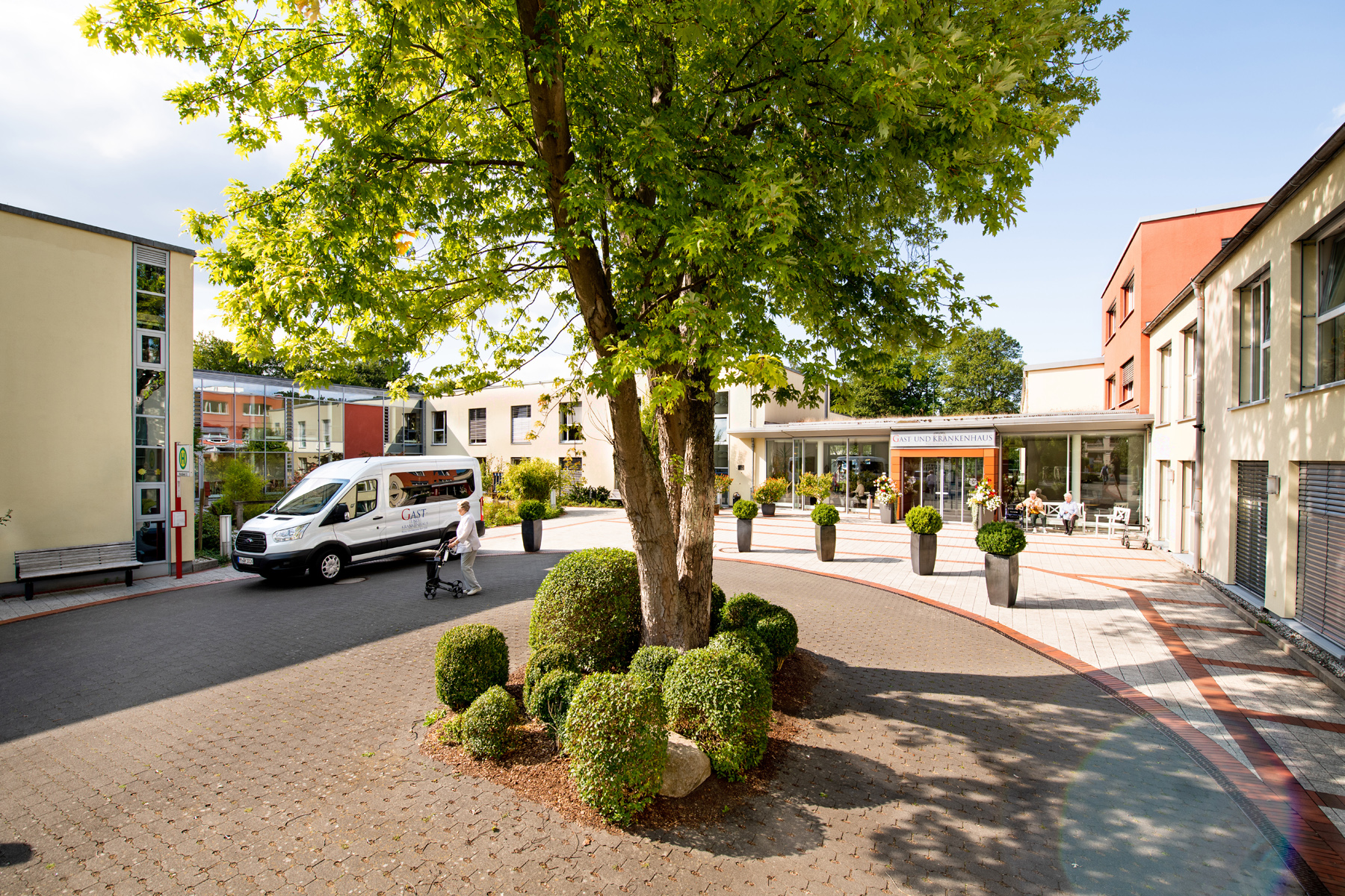 Willkommen im Gast- und Krankenhaus.